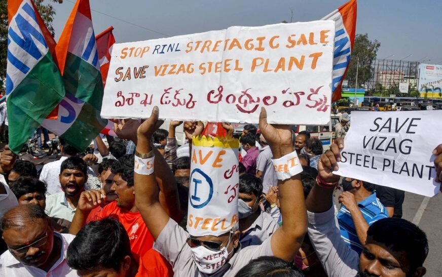 On the protests against the Vizag steel plant sale | Explained