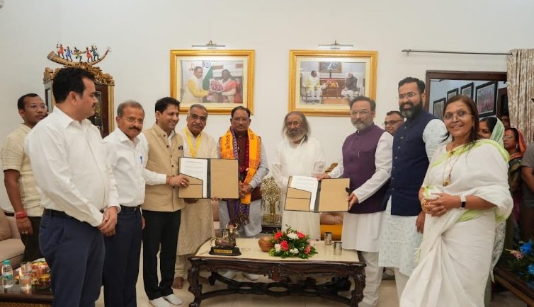 The Art of Living & Chhattisgarh Government Join Hands for Holistic Development