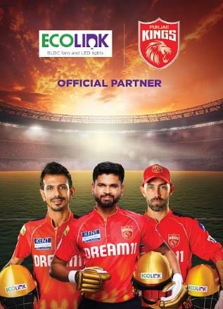Kicking off IPL 2025, Ecolink associates with Punjab Kings as ‘Official Partner’