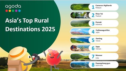 Agoda Reveals Asia’s Top Rural Escapes: Munnar Shines Among Highland Favorites